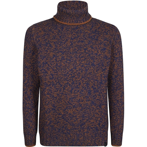 Fay  Mouline` Turtle Neck Blue blau