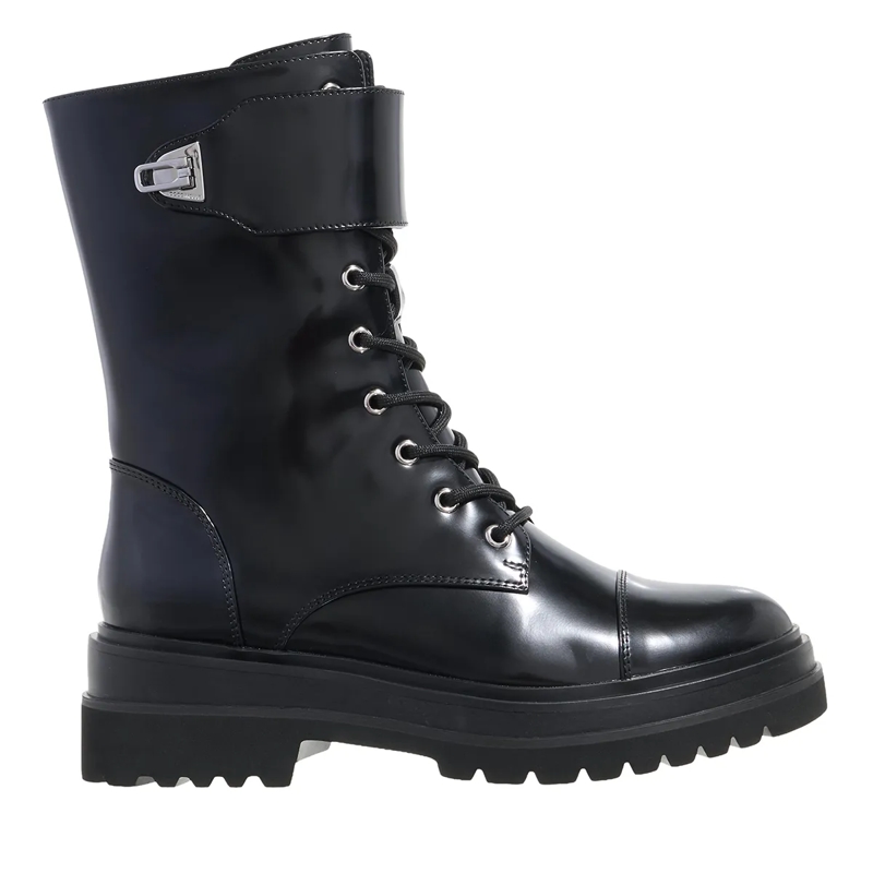 Coccinelle Laarzen met vetersluiting Coccinelle Beat Comb.Shin Noir