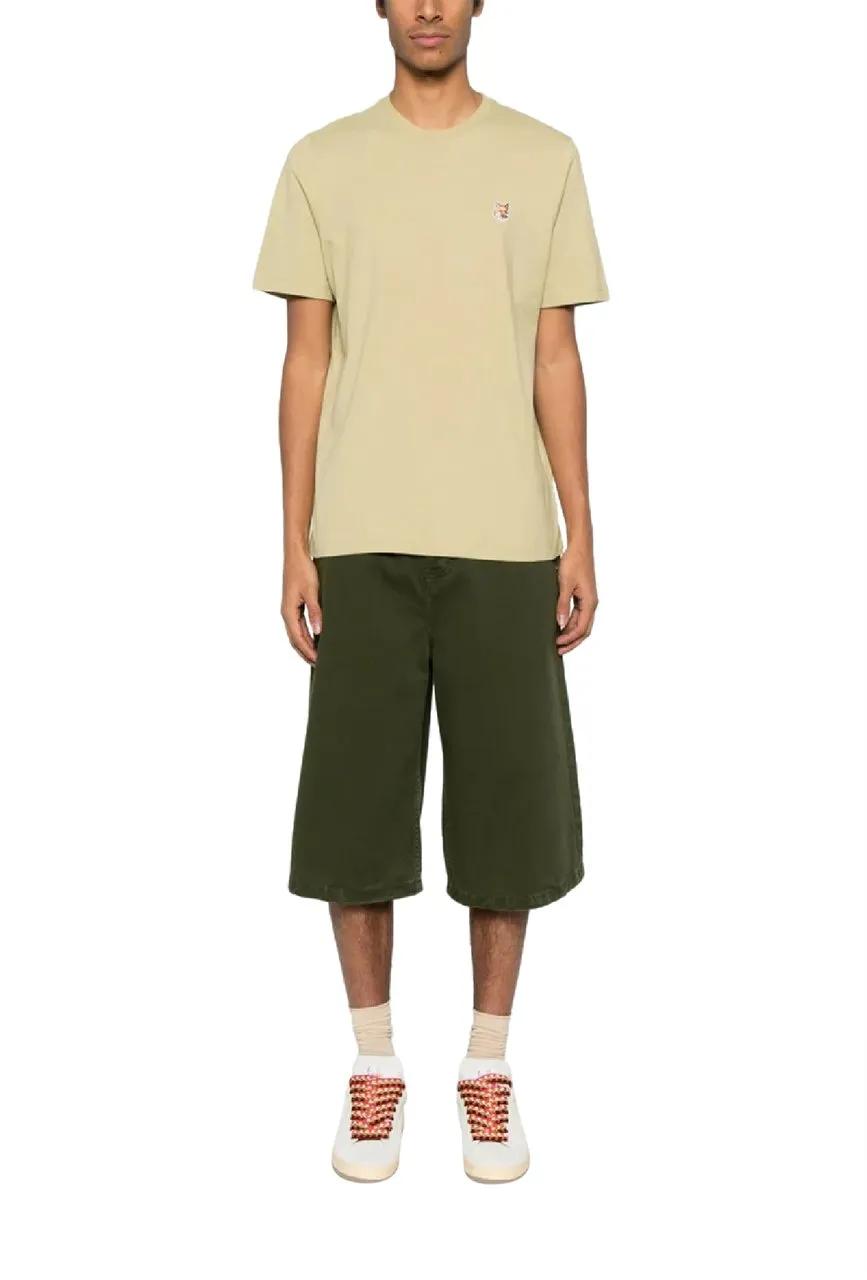 Thumbnail - Maison Kitsune - fox head patch regular t-shirt divers. - Größe L - bunt