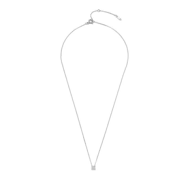 Isabel Bernard Medium Halsketting De la Paix Hanaé 14 karat necklace | diamond 0.08  White gold