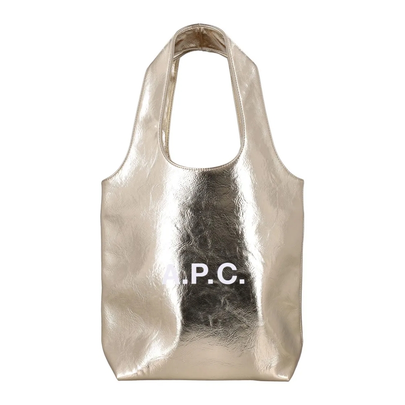 A.P.C. Fourre-tout Ninon Small Tote Bag Gold