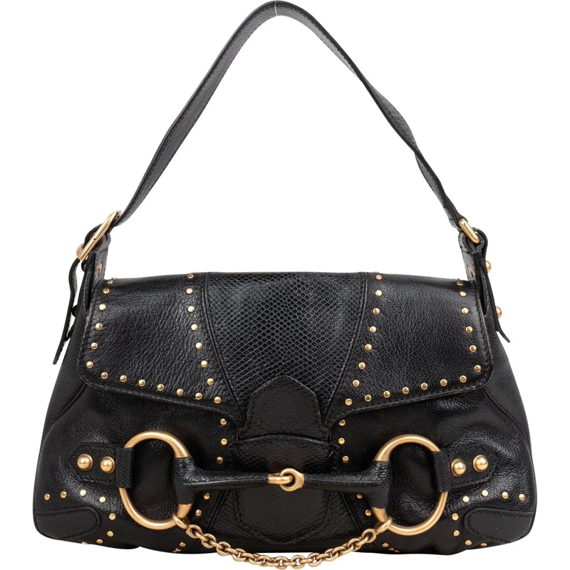Gucci Tote Black Limited Python Horsebit By Tom Ford Ha schwarz
