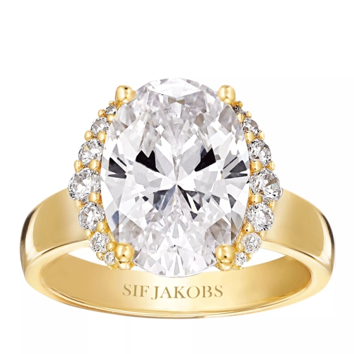 Sif Jakobs Jewellery Ellisse Grande Ring Gold Bague cocktail