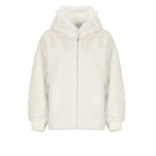 Bully Shearling Jacke Synthryic Fur Jacket White