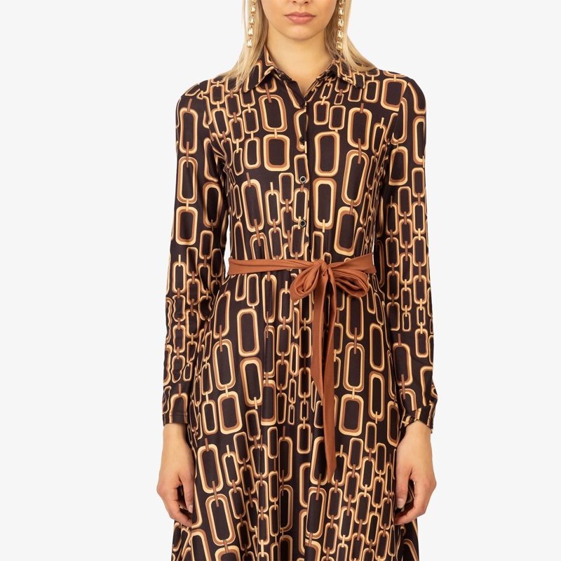 Kraimod Midikleid Midikleid braun(Image 5)