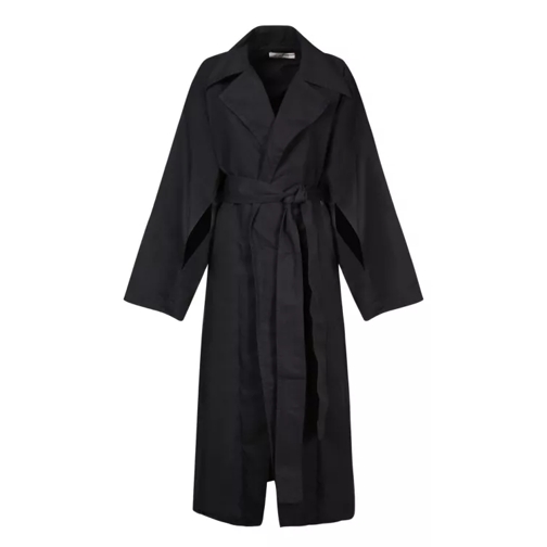 Quira Oversized Classic Overcoat Black 