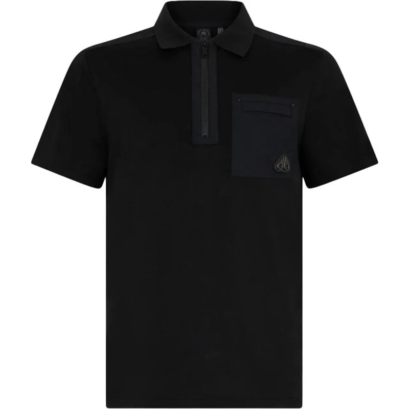 Moose Knuckles Polo Dalon Polo Black schwarz
