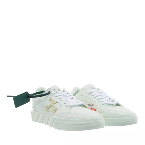 Off-White Low Vulcanized Canvas    Mint Low-Top Sneaker