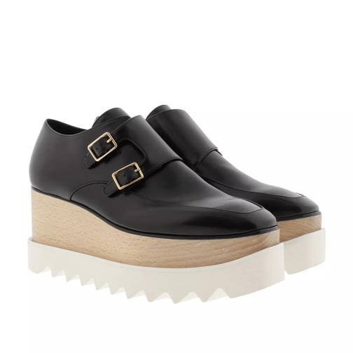 Stella McCartney Elyse Platform Buckle Shoes Black Low-Top Sneaker
