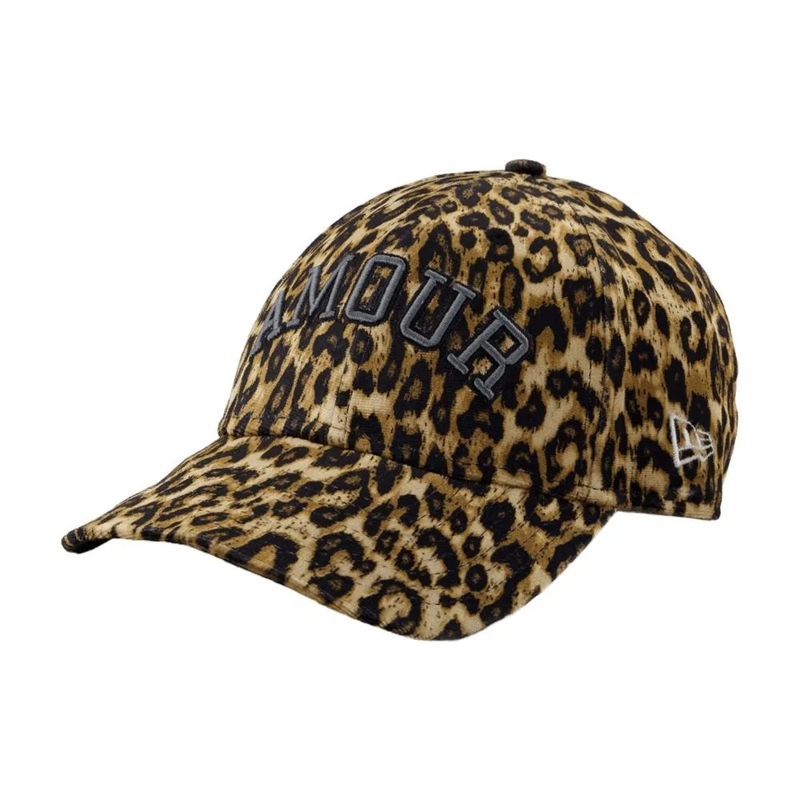Zadig & Voltaire Hoed Leopard Print Cap With Curved Brim Black
