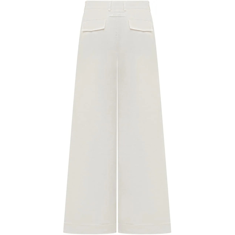 Palm Angels Chino Pantaloni GB Label Cuffed weiß(Image 2)