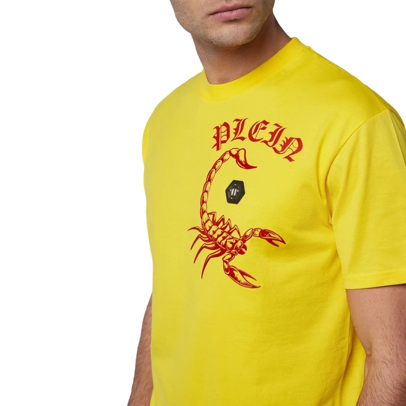 Philipp Plein T-Shirt T-Shirt Scorpion gelb(Image 5)
