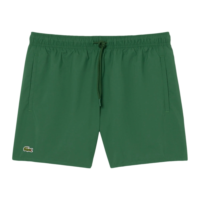 Lacoste  Lacoste LACOSTE Herren Badeshorts - Swimshorts, Ba grün