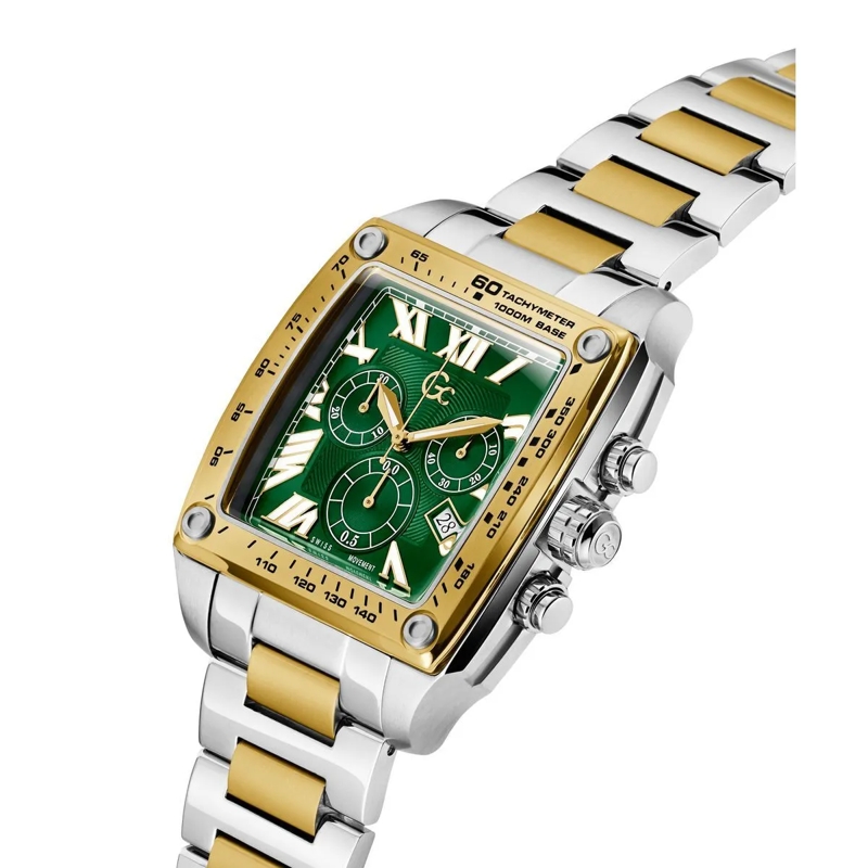 GC Quarzuhr Quarz-Chronographenuhr Gc Retrofit silber(Image 4)