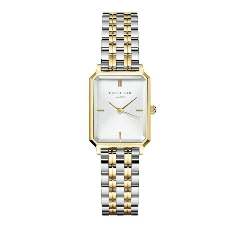 Rosefield Quarzuhr Damenuhr Octagon XS gold