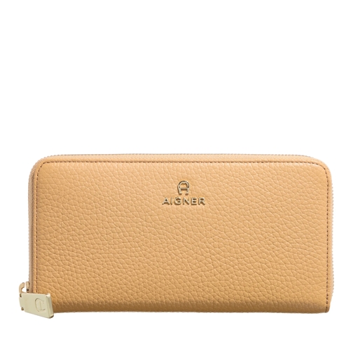 AIGNER Ivy Trench Beige Zip-Around Wallet