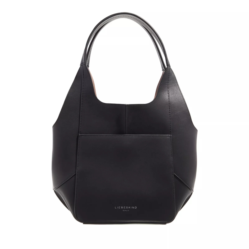 Liebeskind Berlin Hobo Bag Lilly Calf Entry Tote M Black