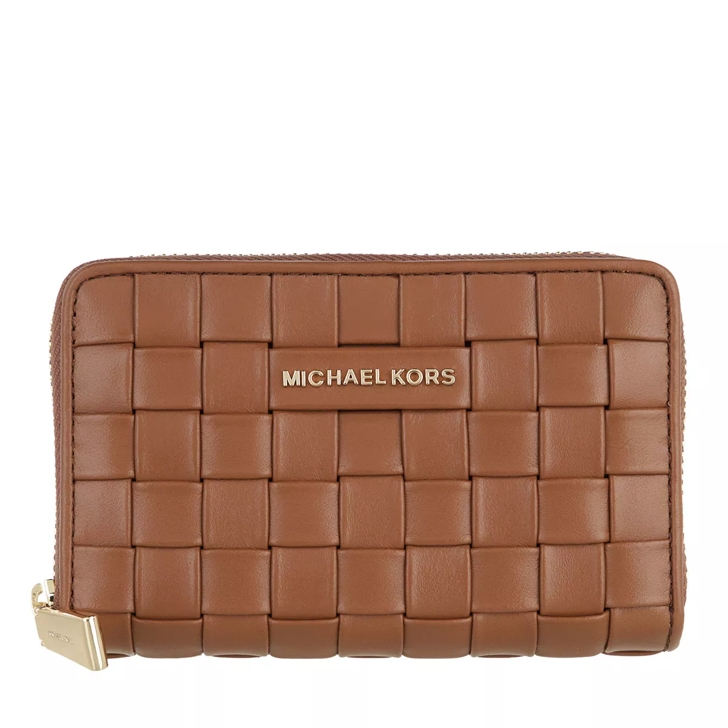Michael kors small zip around wallet sales