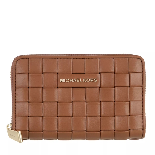 MICHAEL Michael Kors Small Za Card Case Luggage Ritsportemonnee