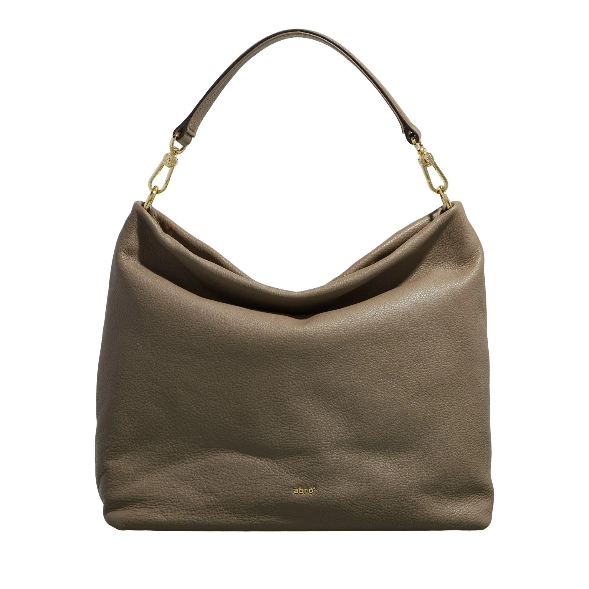 Abro Hobo Bag - Beutel Kaia/ Tope - Gr. unisize - in Taupe - für Damen