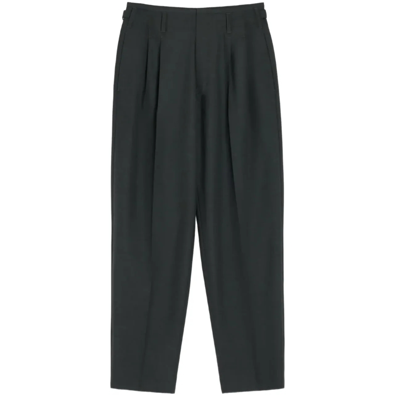 Lemaire  Pleated Pants Coal grau