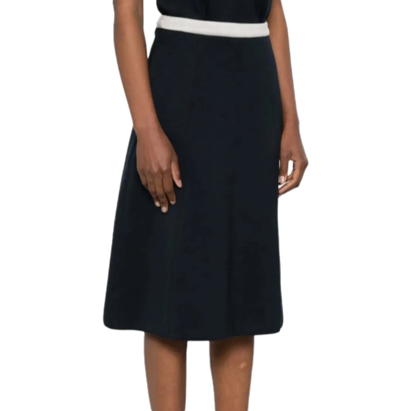 Max Mara Midirock Skirts Blue blau