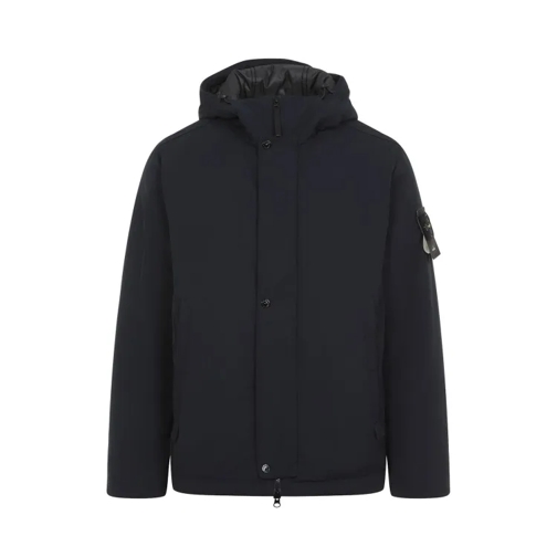 Stone Island Navy Blue Polyester Jacket Blue Vestes en duvet