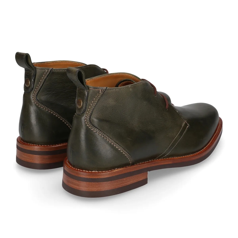 Heinrich Dinkelacker Schnürstiefel George Boots Genf Plain N dunkel-grün(Image 3)