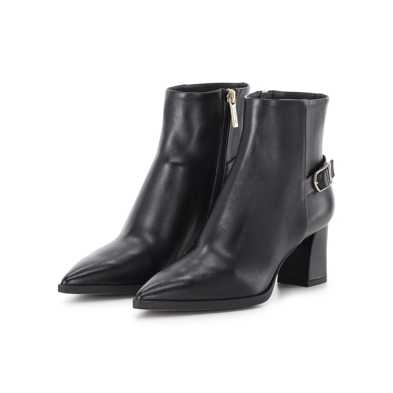 Santoni Bottines Stiefeletten mit Absatz Schwarz