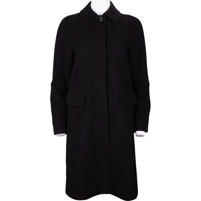 Burberry Übergangsjacke Burberrys Blue Label Wool Coat (40) schwarz
