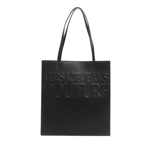 Versace Jeans Couture Institutional Logo Black Rymlig shoppingväska