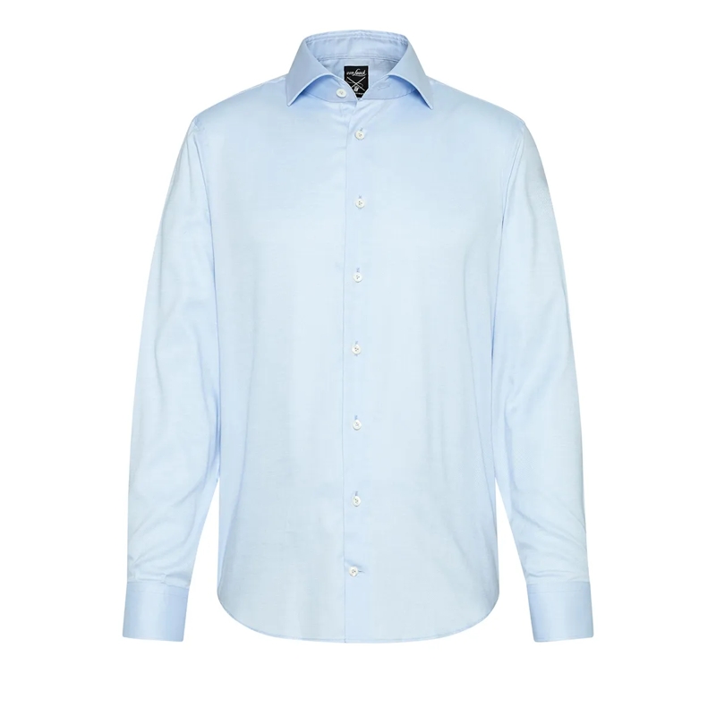 VAN LAACK Hemd Hemd Tailor Fit Uni blau