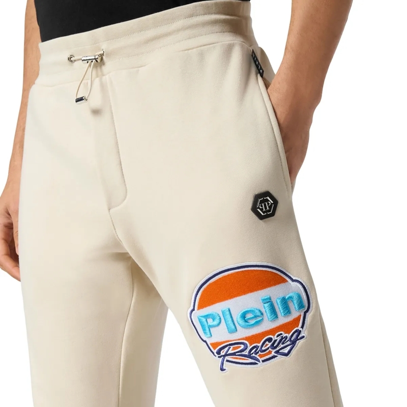 Philipp Plein Jogginghose Jogginghose Racing beige(Image 4)