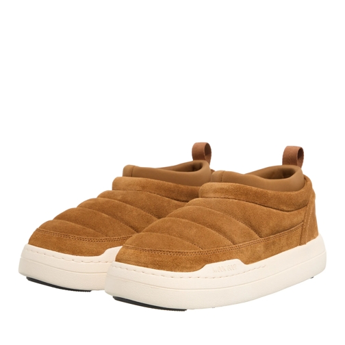 Moonboot Slip-On Sneaker Mb Park Soft Suede Cognac