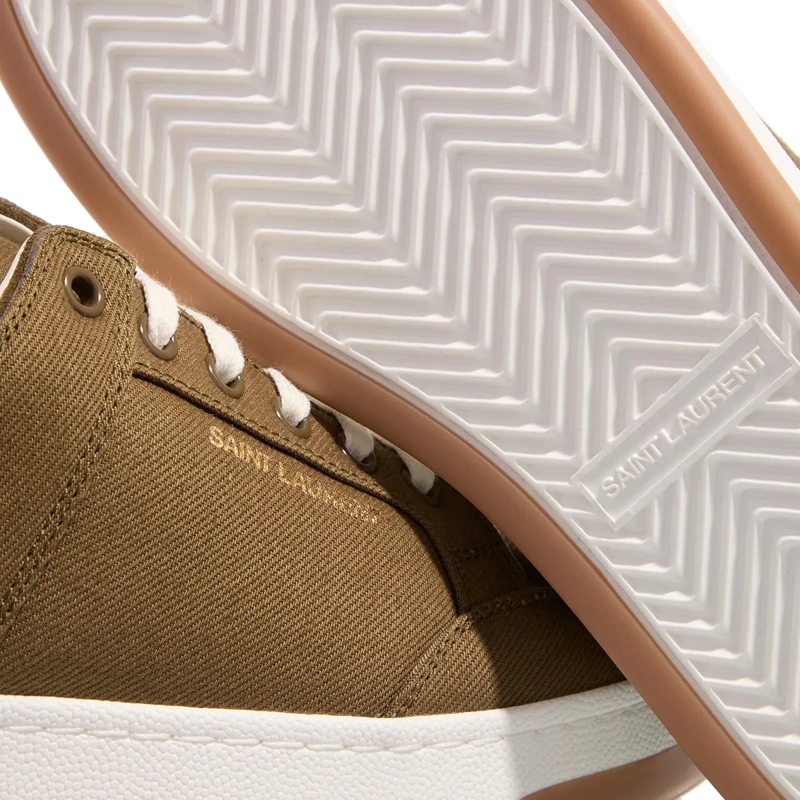 Saint Laurent Low-Top-Sneaker Low Top Sneakers Cactus / Military Green(Image 4)