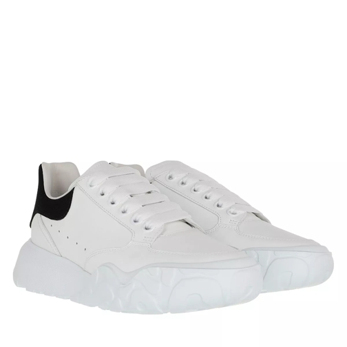 Alexander McQueen Court Trainer Calf Leather White/Black Low-Top Sneaker