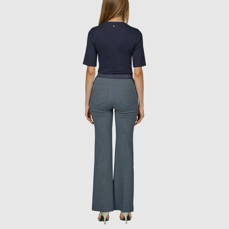 Marc Aurel Hose Jacquard-Hose blau(Image 4)