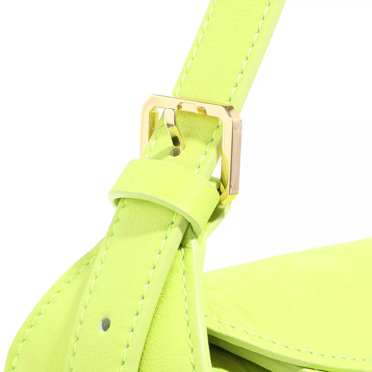 MCM Aren Hobo Small Acid Lime, Hobo Bag