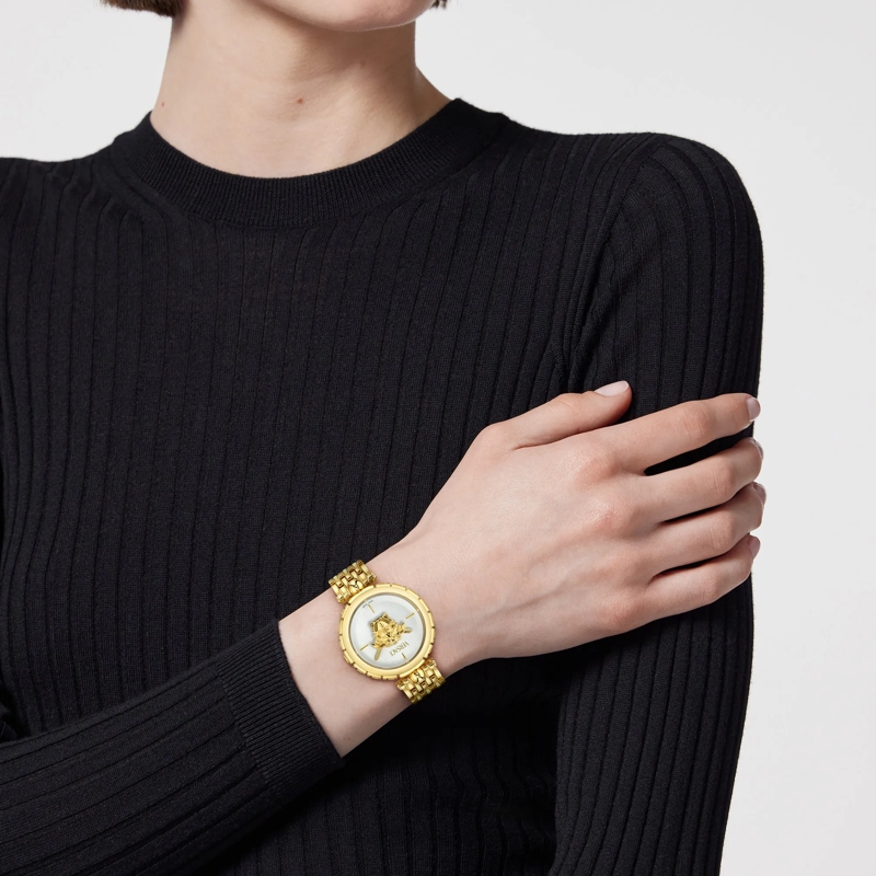 Versace Quarzuhr Medusa Heritage IP Yellow Gold(Image 2)