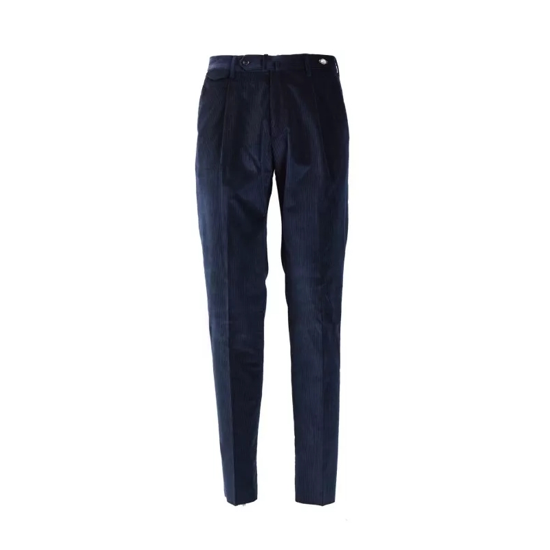 Tagliatore Broek Blue Trouser Blue