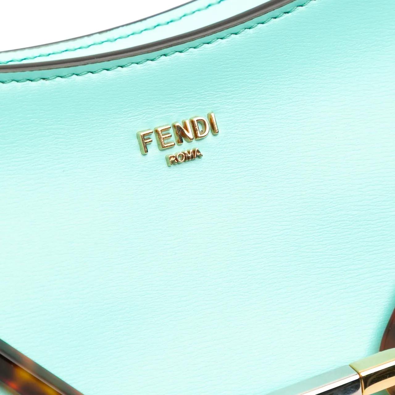 Thumbnail - Fendi Hobo Bags - Leather OLock Swing Satchel - Gr. unisize - in Blau - für Damen