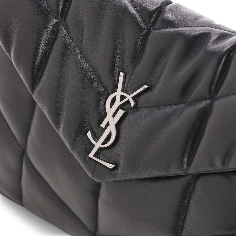 Saint Laurent Sac à bandoulière Schultertasche aus Leder schwarz(Image 3)