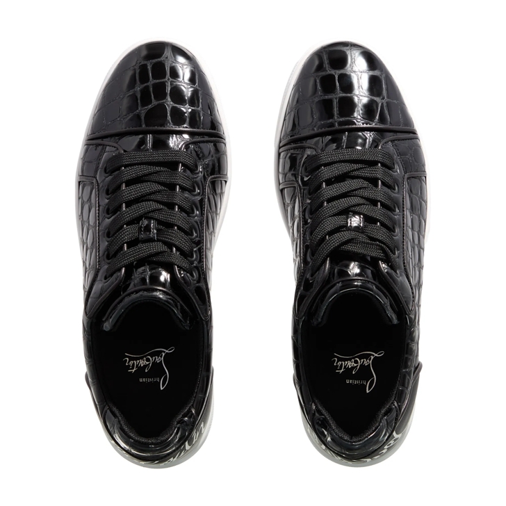 Christian Louboutin Fun Vieira Sneaker Black Low Top Sneaker