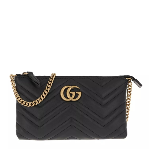 Gucci GG Marmont Mini Chain Bag Leather Black Crossbodytas