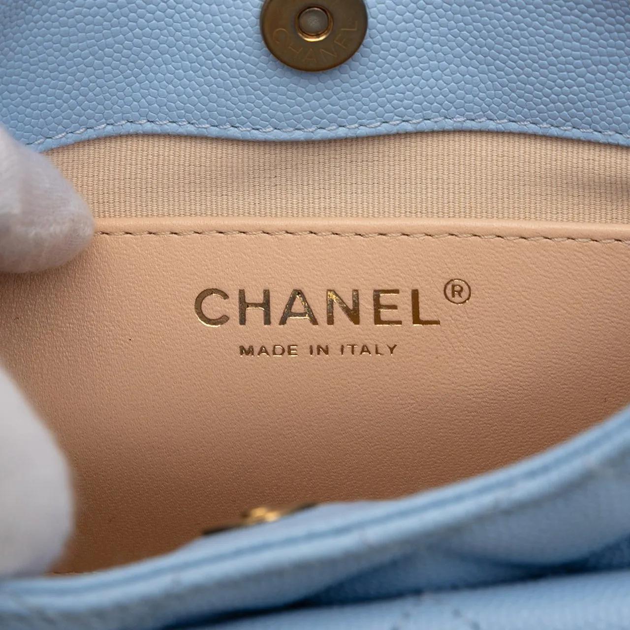 Thumbnail - Chanel Hobo Bags - Small Quitled Caviar Wavy CC Hobo - Gr. unisize - in Blau - für Damen