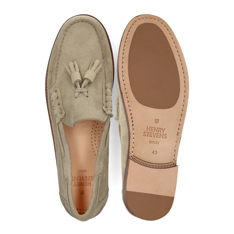 Henry Stevens Mocassin Loafer Riley M TL beige(Image 4)