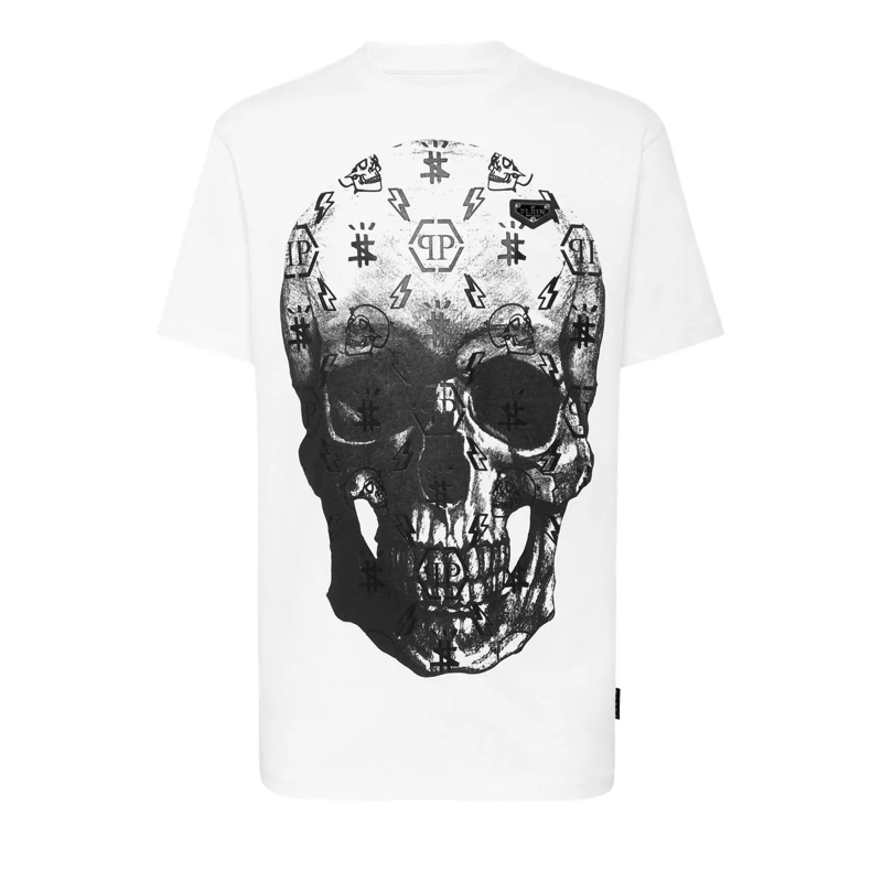 Philipp Plein T-Shirt T-Shirt Skull weiss