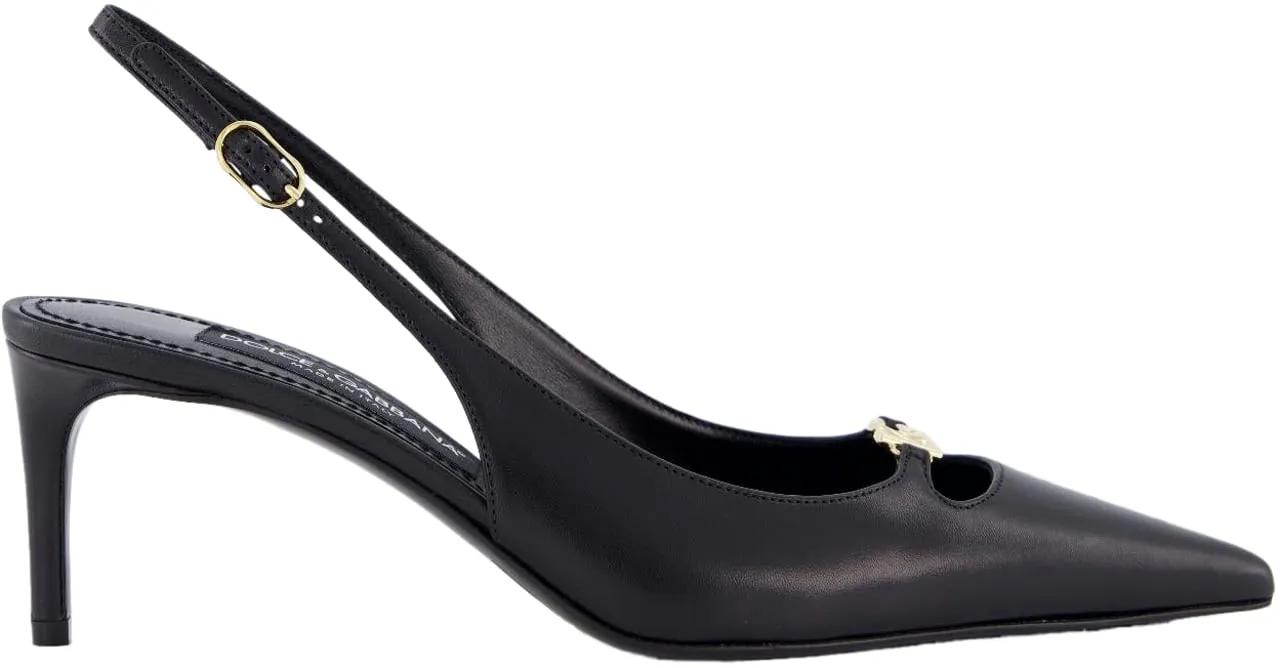 Thumbnail - Dolce&Gabbana Hohe Schuhe - With Heel Black - Gr. 41 (EU) - in Schwarz - für Damen