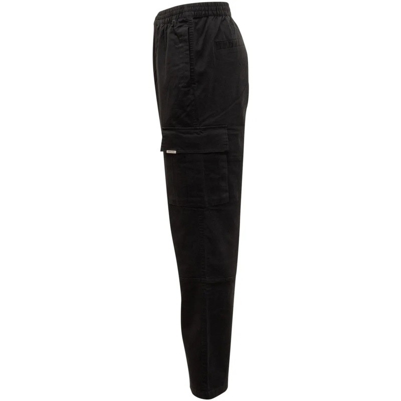 Represent  Represent Pantaloni Cargo Neri con Tasche Laterali schwarz(Image 3)