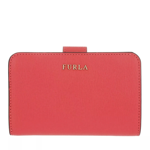 Furla Babylon M Zip Around Wallet Rosa Coral Bi-Fold Wallet
